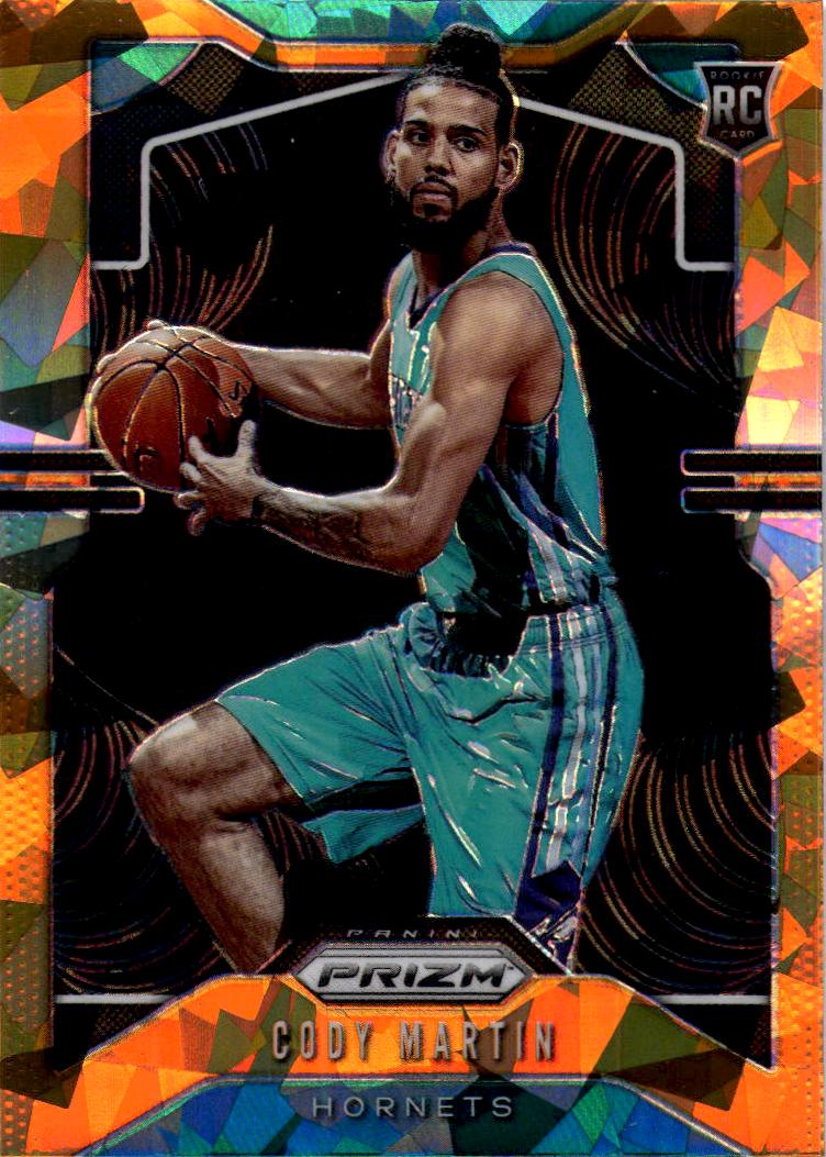 2019-20 Panini Prizm #278 Cody Martin Prizms Orange Ice
