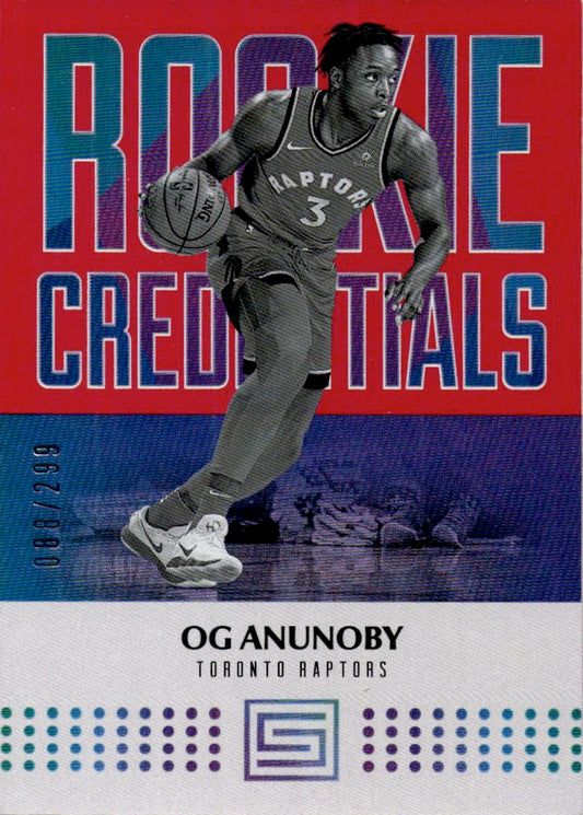 2017-18 Panini Status #126 OG Anunoby Red #/299