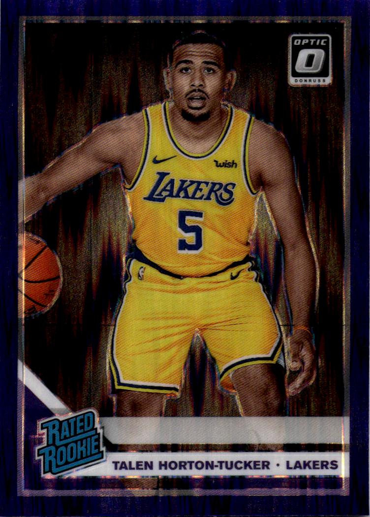 2019-20 Donruss Optic #151 Talen Horton-Tucker Purple Shock