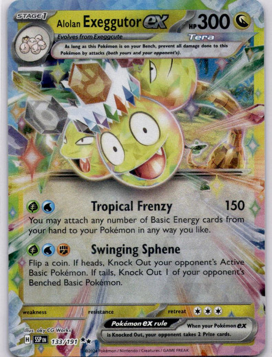 Alolan Exeggutor ex 133/191