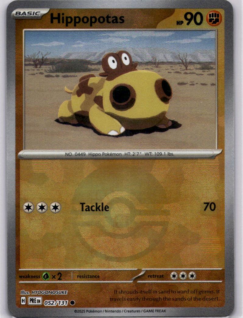 Hippopotas 052/131 Poke Ball