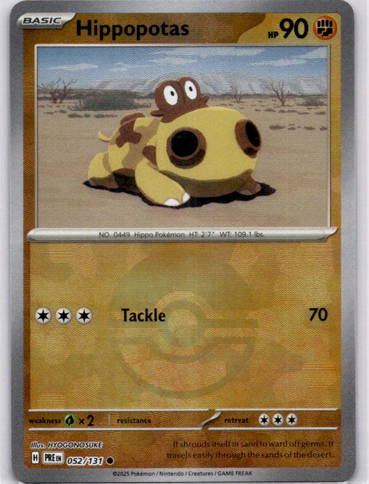 Hippopotas 052/131 Poke Ball