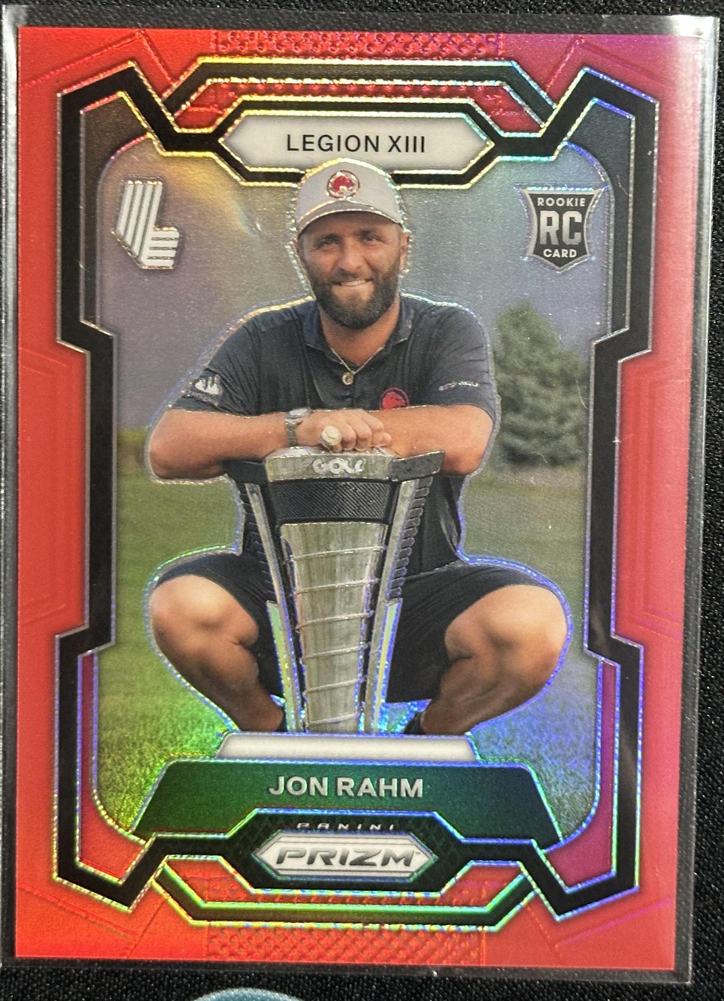 2024 Panini Prizm LIV #42 Jon Rahm Red #/149