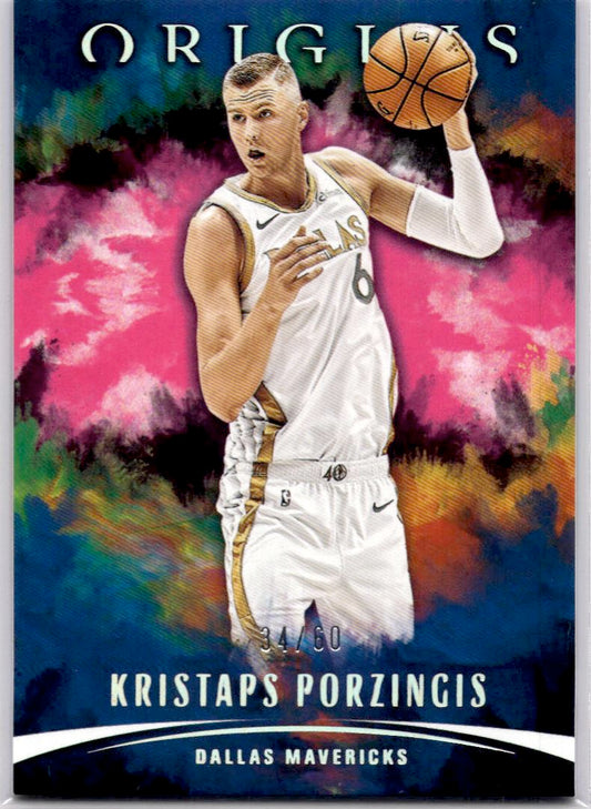 2021-22 Panini Origins #39 Kristaps Porzingis Pink #/60
