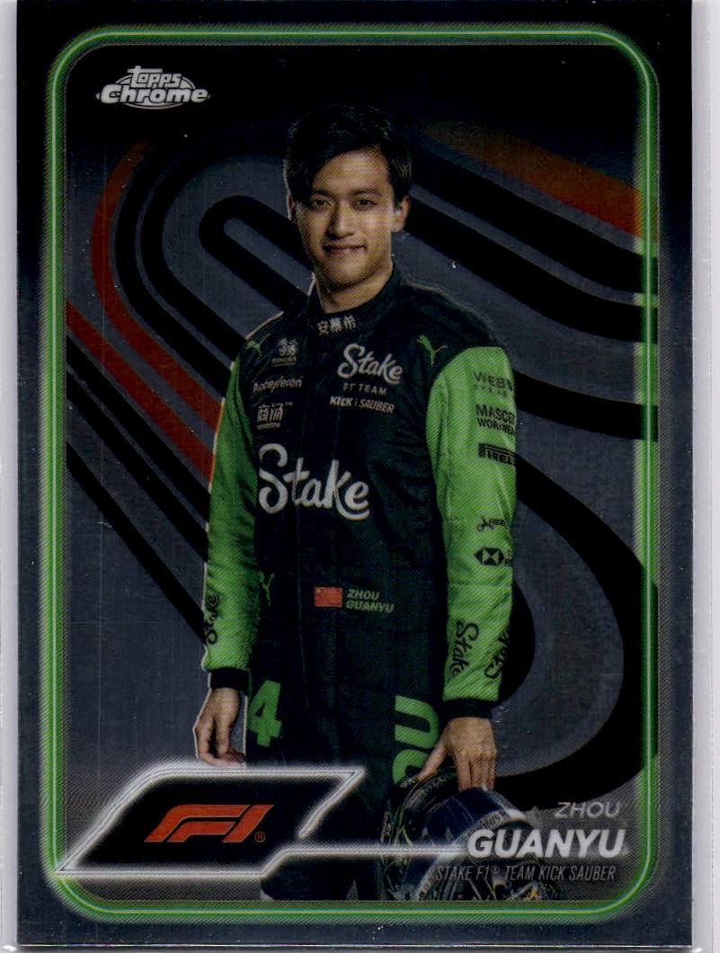 2024 Topps Chrome Formula 1 #14 Zhou Guanyu