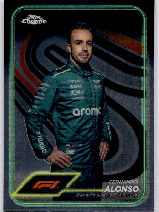 2024 Topps Chrome Formula 1 #11 Fernando Alonso