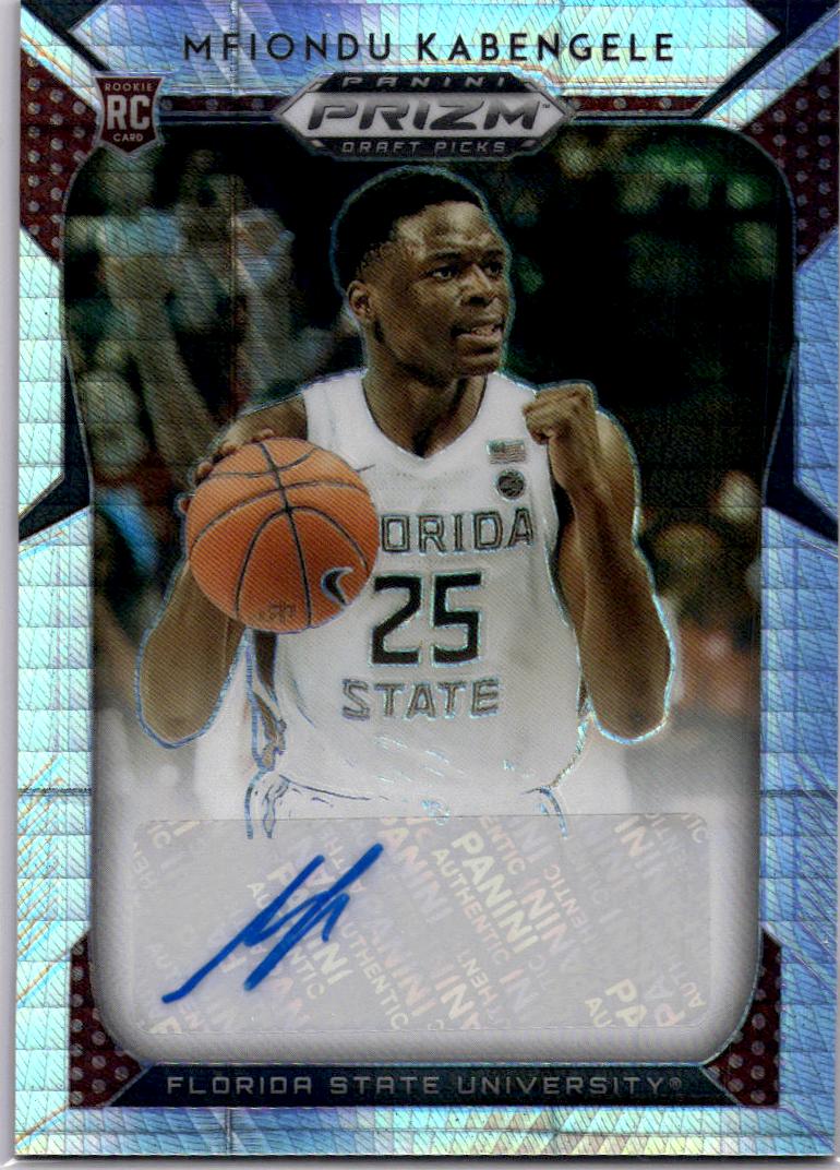 2019 Panini Prizm DP Mfiondu Kabengele Draft Picks Prizms Auto Hyper #/75
