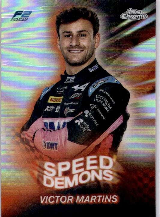 2024 Topps Chrome Formula 1 #SD-21 Victor Martins Speed Demons