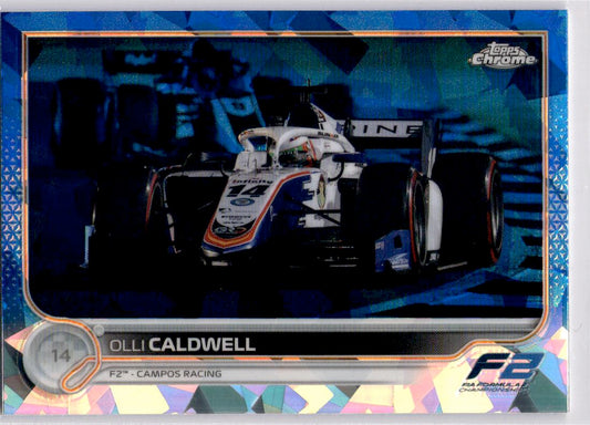 2022 Topps Chrome Sapphire Edition Formula 1 #141 Olli Caldwell