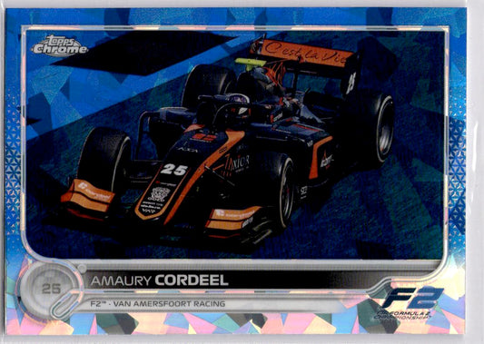 2022 Topps Chrome Sapphire Edition Formula 1 #150 Amaury Cordeel