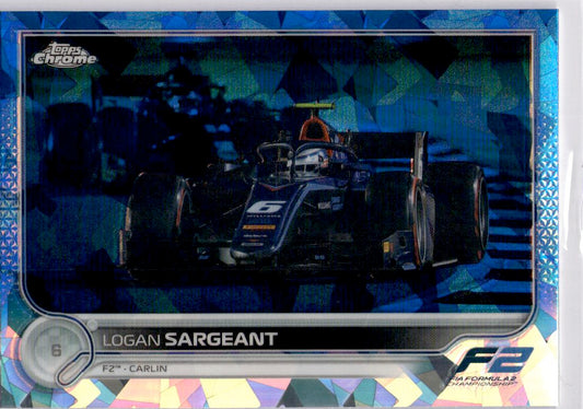 2022 Topps Chrome Sapphire Edition Formula 1 #134 Logan Sargeant