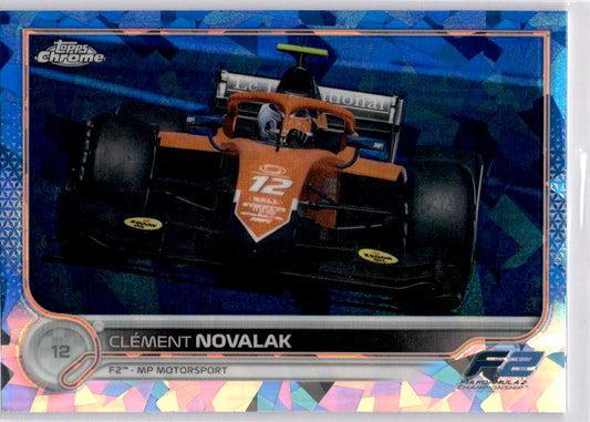 2022 Topps Chrome Sapphire Edition Formula 1 #140 Clément Novalak