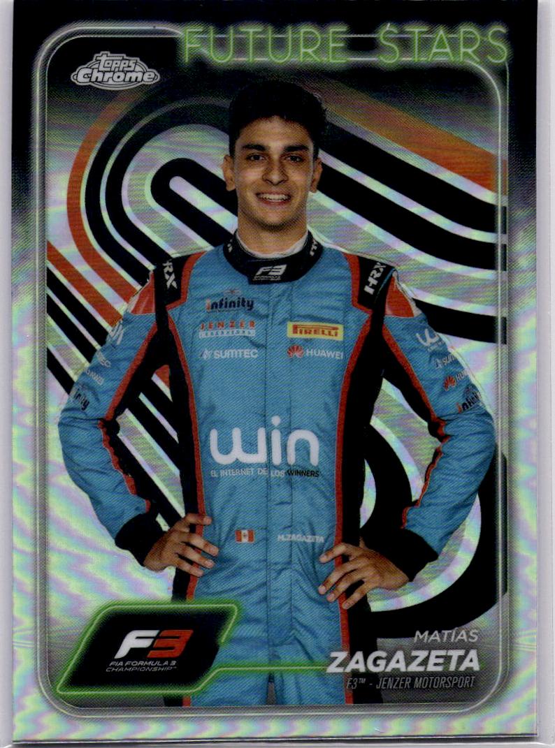 2024 Topps Chrome Formula 1 #60 Matias Zagazeta Refractors