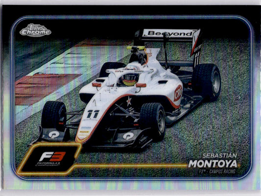 2024 Topps Chrome Formula 1 #125 Sebastian Montoya Refractors
