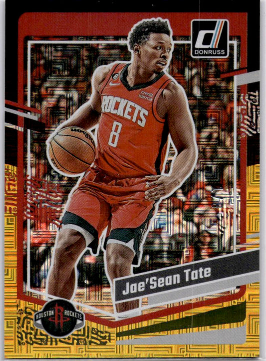 2023-24 Donruss #171 Jae'Sean Tate Choice Black Gold #/8