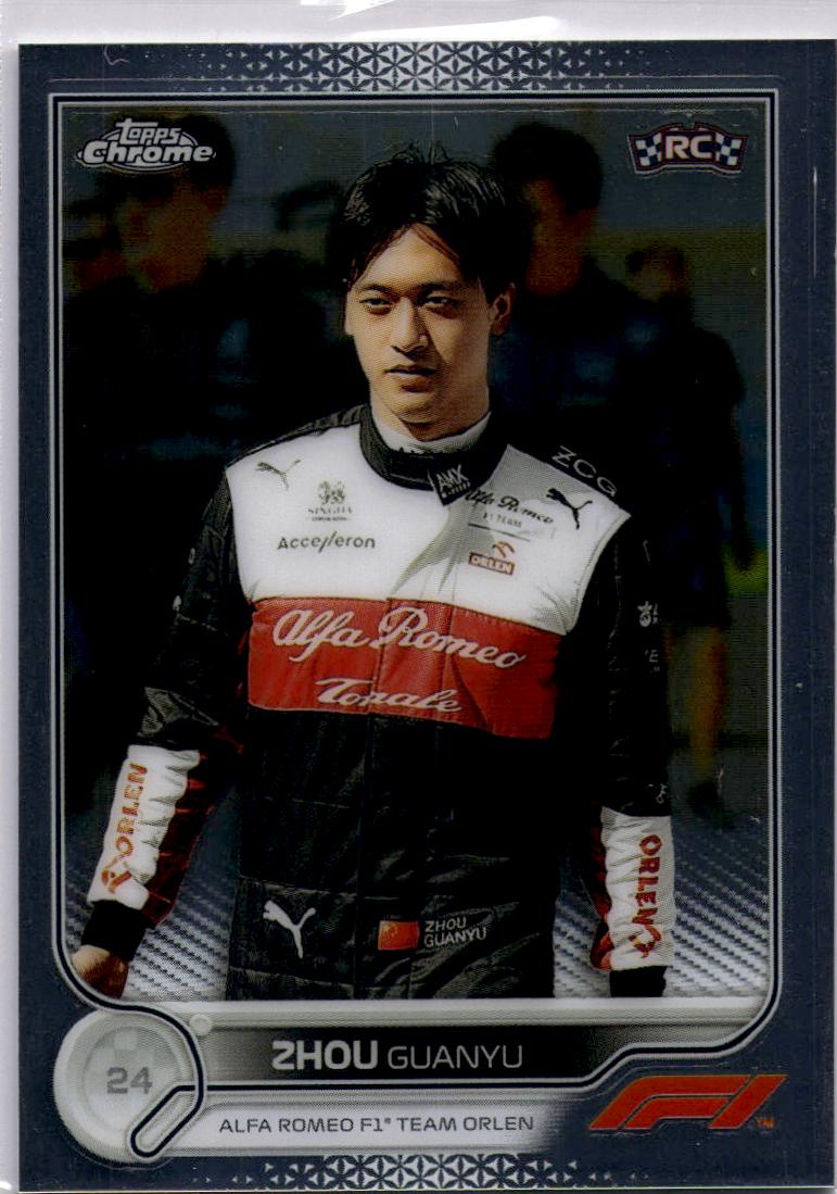 2022 Topps Chrome Formula 1 #68 Zhou Guanyu