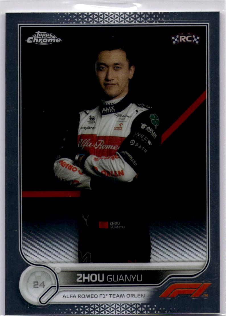 2022 Topps Chrome Formula 1 #65 Zhou Guanyu