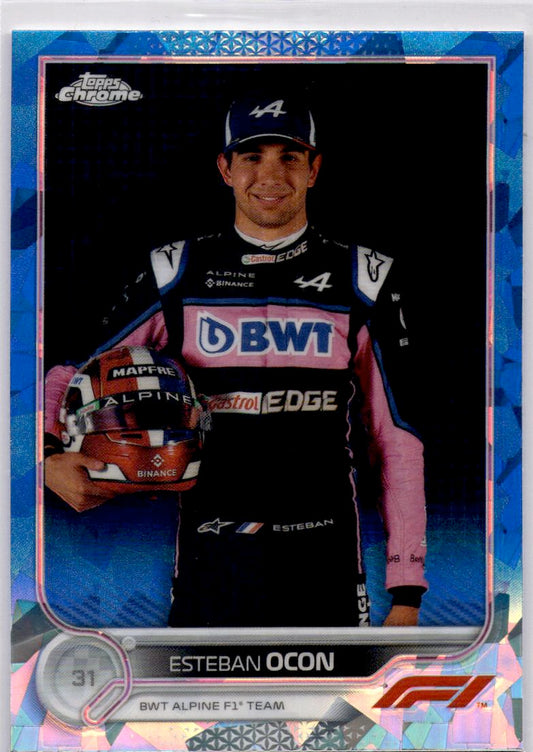 2022 Topps Chrome Sapphire Edition Formula 1 #41 Esteban Ocon