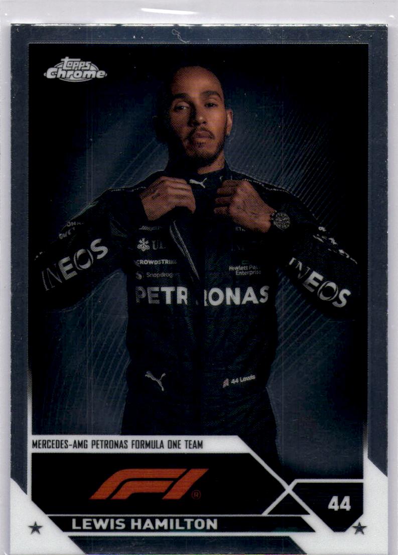 2023 Topps Chrome Formula 1 #21 Lewis Hamilton