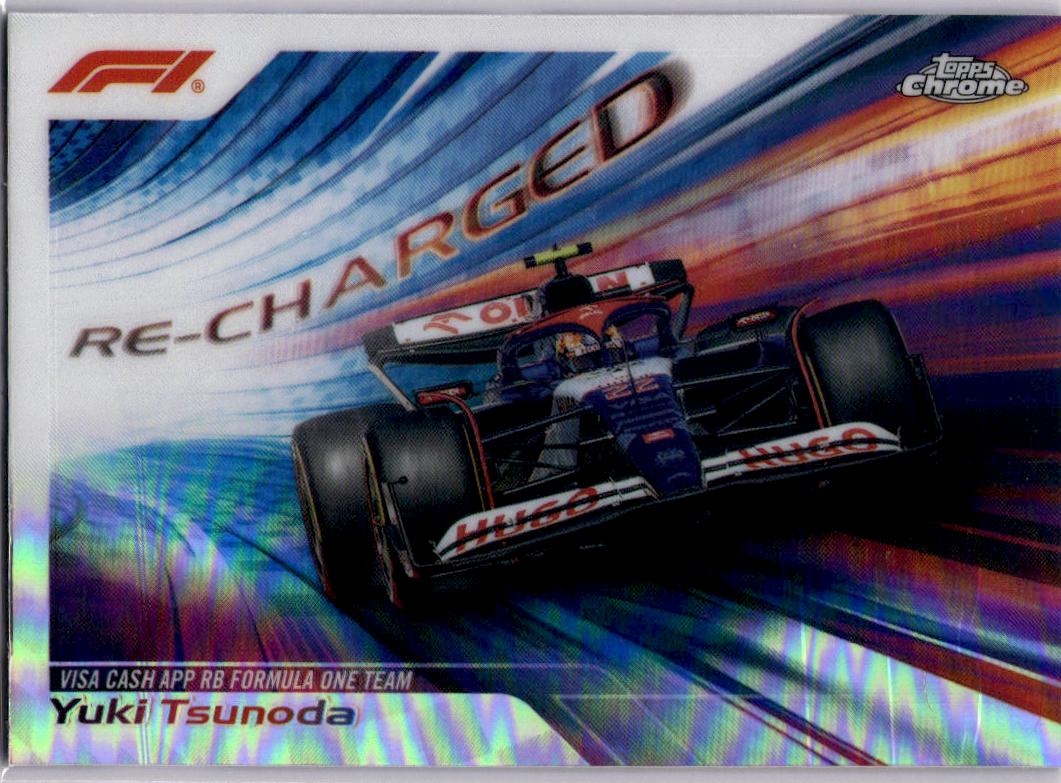 2024 Topps Chrome Formula 1 #RECH-17 Yuki Tsunoda Re-Charged