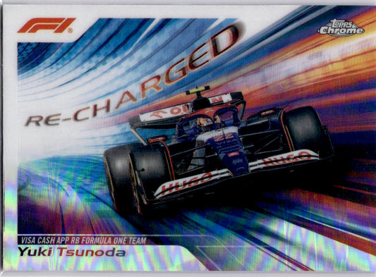 2024 Topps Chrome Formula 1 #RECH-17 Yuki Tsunoda Re-Charged