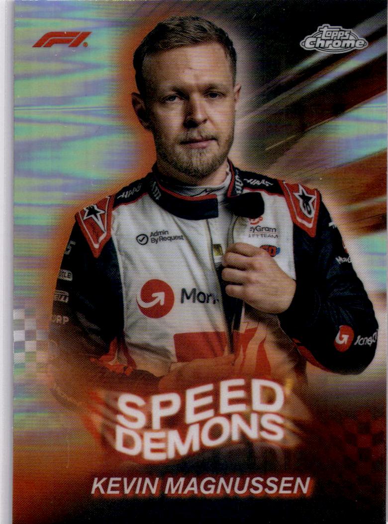 2024 Topps Chrome Formula 1 #SD-16 Kevin Magnussen Speed Demons