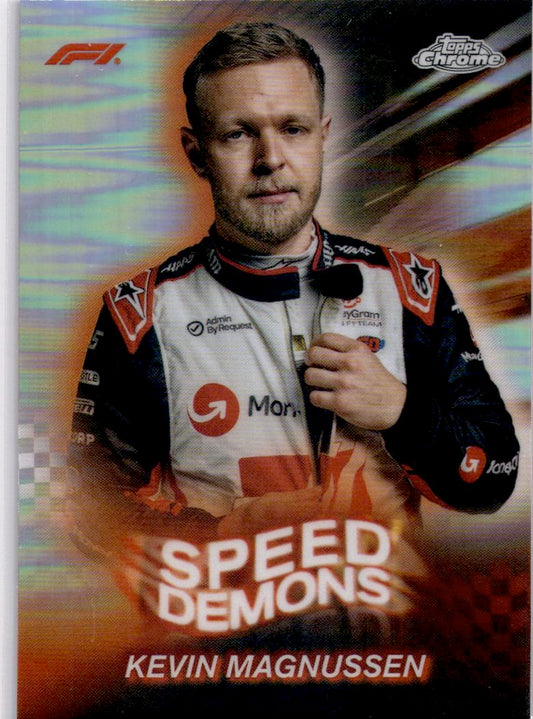 2024 Topps Chrome Formula 1 #SD-16 Kevin Magnussen Speed Demons