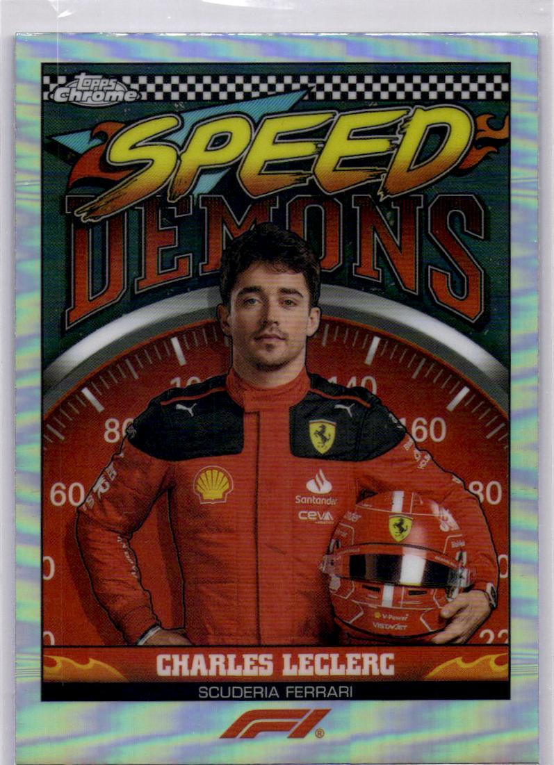 2023 Topps Chrome Formula 1 #SD-CL Charles Leclerc Speed Demons