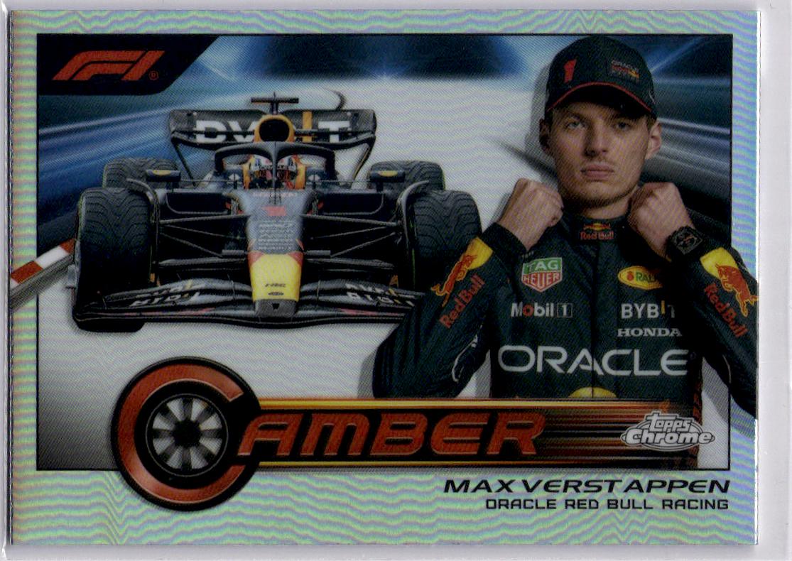 2023 Topps Chrome Formula 1 #CAM-MVI Max Verstappen Camber