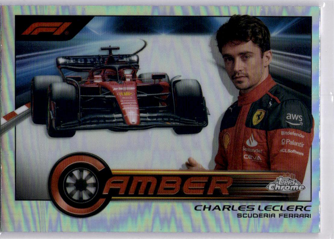 2023 Topps Chrome Formula 1 #CAM-CLII Charles Leclerc Camber