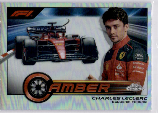2023 Topps Chrome Formula 1 #CAM-CLII Charles Leclerc Camber