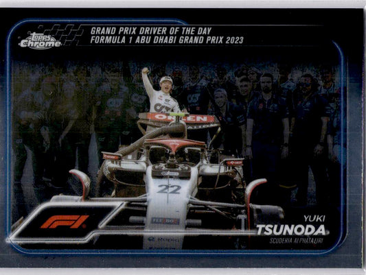 2024 Topps Chrome Formula 1 #180 Yuki Tsunoda