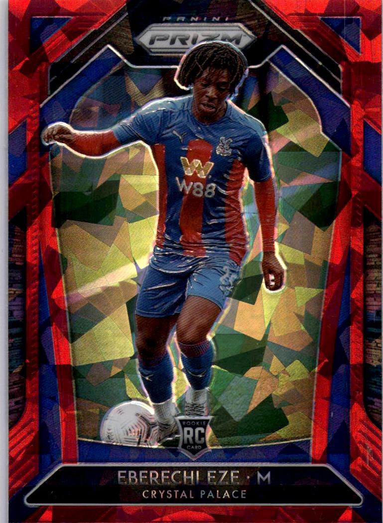 2020-21 Panini Prizm Premier League #63 Eberechi Eze Red Ice Prizm