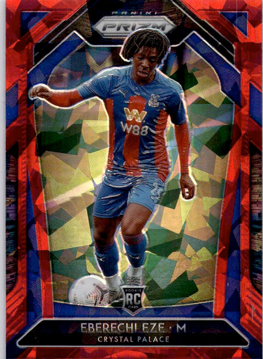 2020-21 Panini Prizm Premier League #63 Eberechi Eze Red Ice Prizm