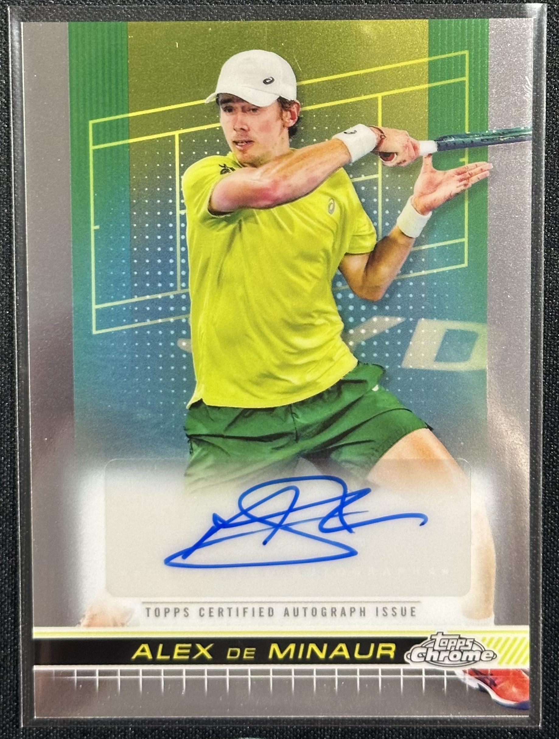 2024 Topps Chrome #TCA-ADM Alex de Minaur Autographs