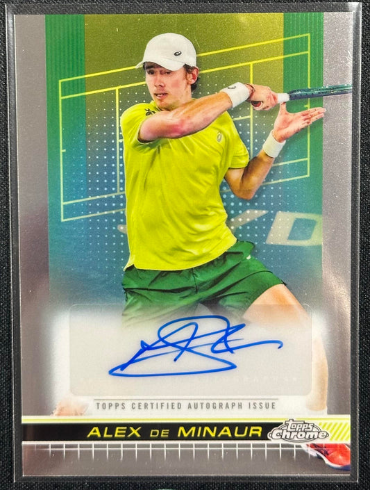 2024 Topps Chrome #TCA-ADM Alex de Minaur Autographs