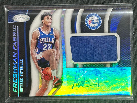 2019-20 Panini Certified #FF-MT Matisse Thybulle Freshman Fabric Signatures