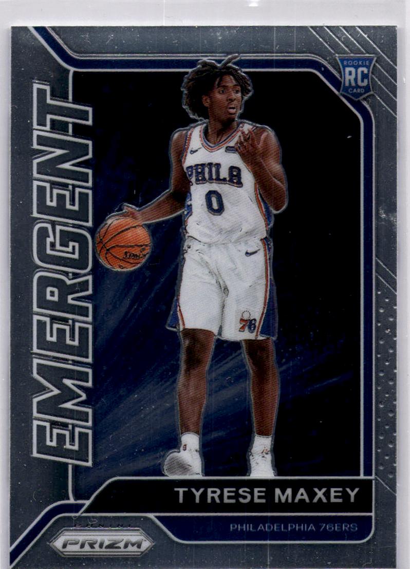 2020-21 Panini Prizm #24 Tyrese Maxey Emergent