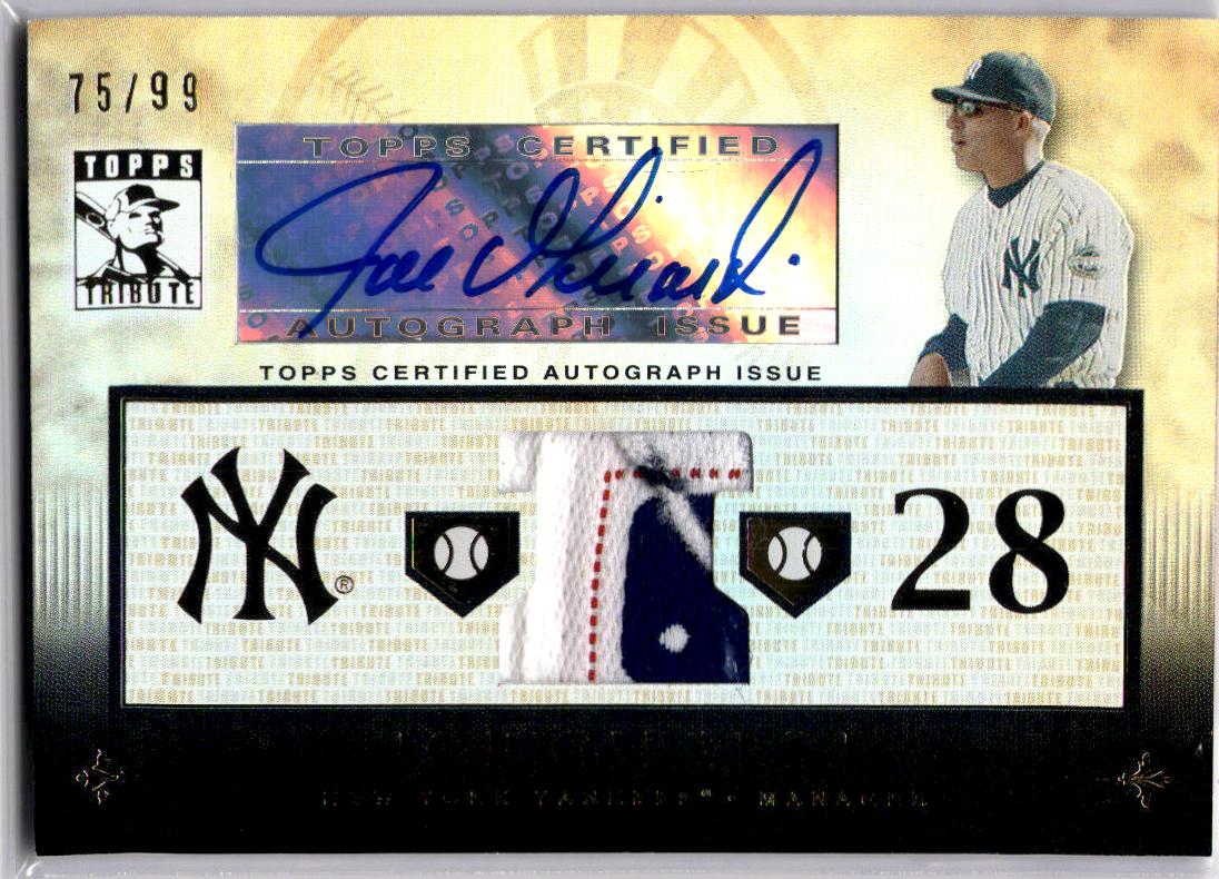 2010 Topps Tribute #TAR-JG1 Joe Girardi Autograph Relics #/99