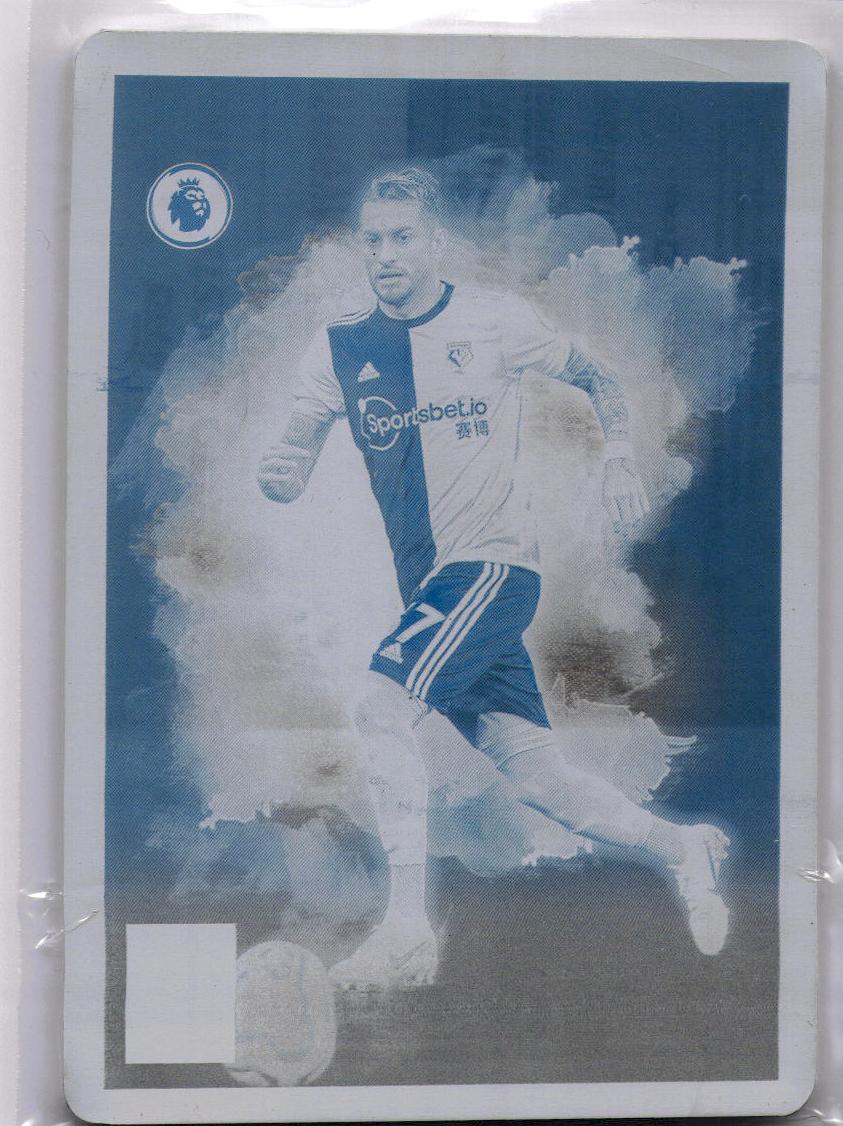 2019-20 Panini Impeccable PL #87 Roberto Pereyra Printing Plate Cyan #/1