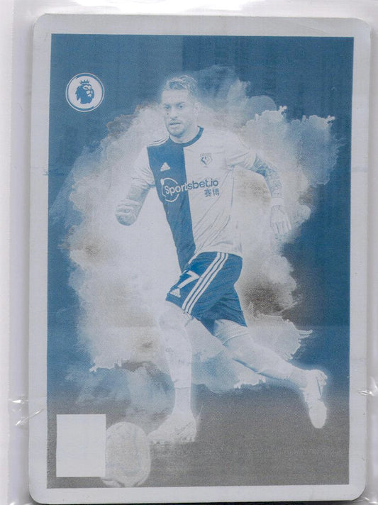 2019-20 Panini Impeccable PL #87 Roberto Pereyra Printing Plate Cyan #/1