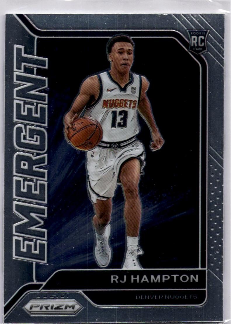 2020-21 Panini Prizm #26 RJ Hampton Emergent