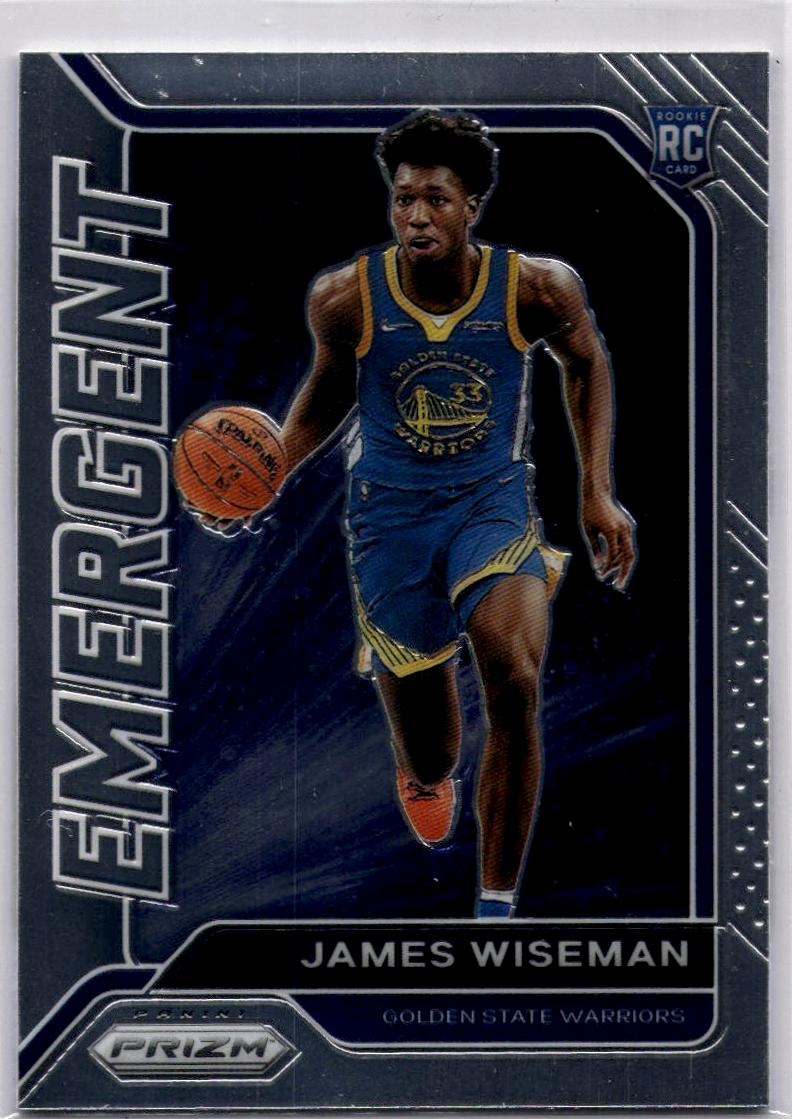 2020-21 Panini Prizm #13 James Wiseman Emergent