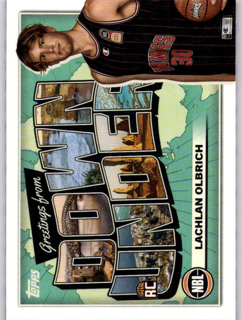 2023-24 Topps NBL #DU-11 Lachlan Olbrich Down Under