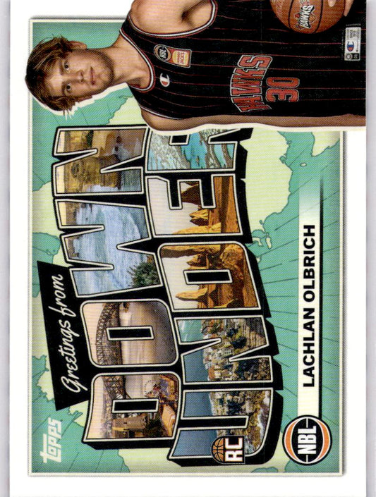 2023-24 Topps NBL #DU-11 Lachlan Olbrich Down Under