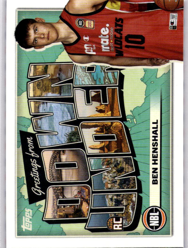 2023-24 Topps NBL #DU-6 Ben Henshall Down Under