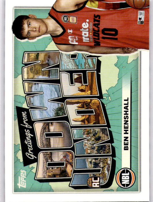 2023-24 Topps NBL #DU-6 Ben Henshall Down Under