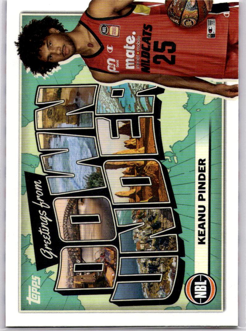 2023-24 Topps NBL #DU-14 Keanu Pinder Down Under