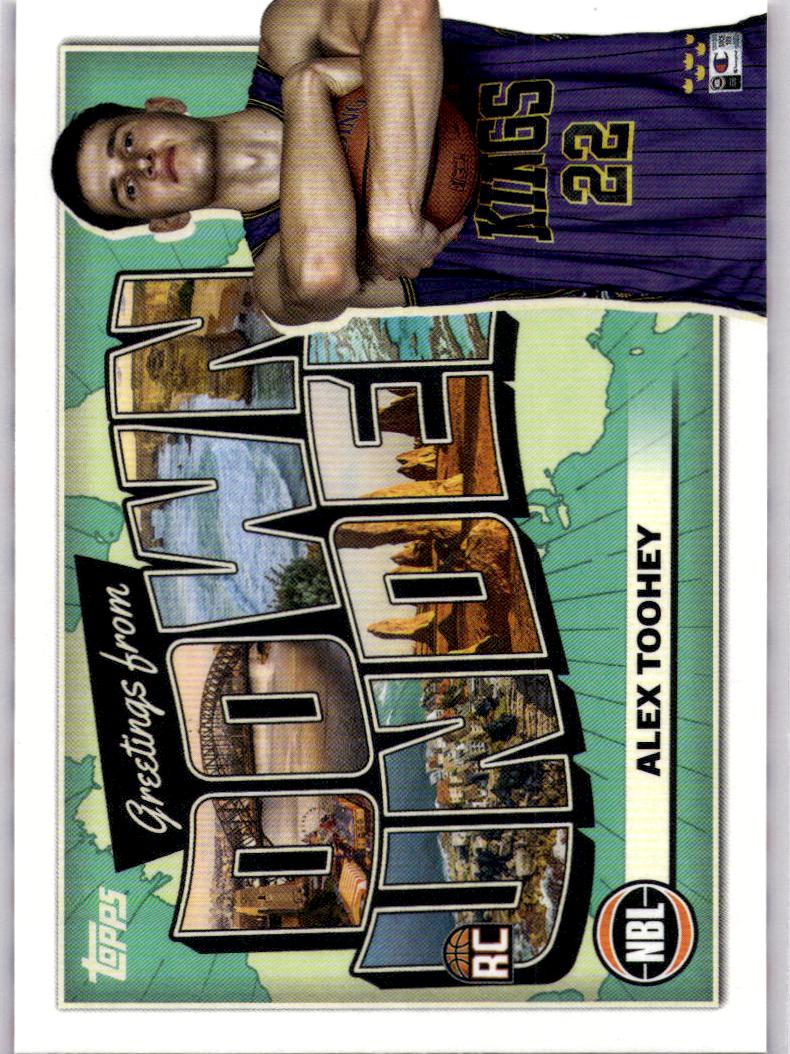 2023-24 Topps NBL #DU-7 Alex Toohey Down Under