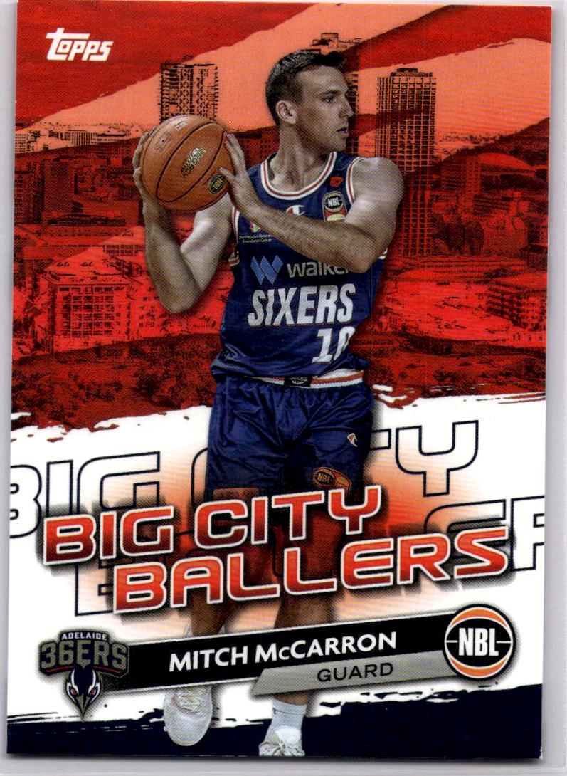 2023-24 Topps NBL #BCB-1 Mitch McCarron Big City Ballers
